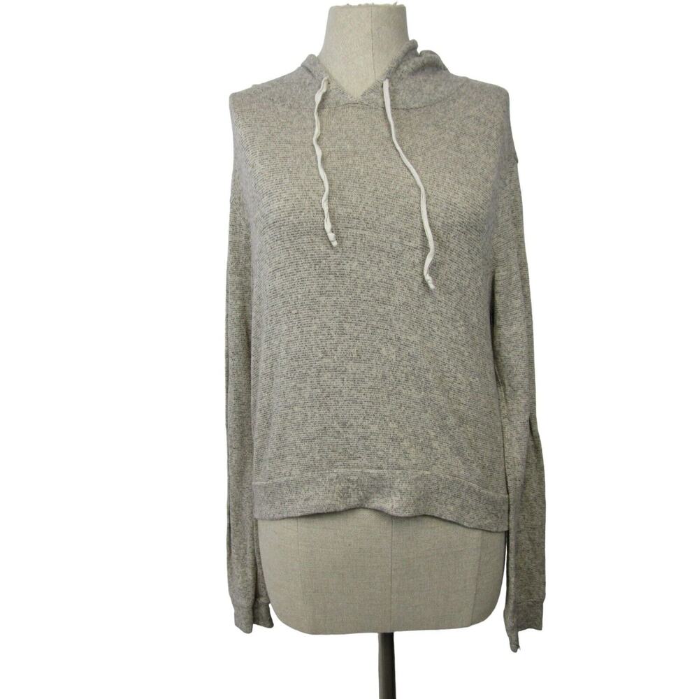 Caution To The Wind Long Sleeve Lightweight Pullover Hoodie Sweatshirt Size S